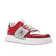 Hand-painted Spiderman red kids sneakers from ColourKicks Hand-painted Spiderman red kids sneakers from ColourKicks